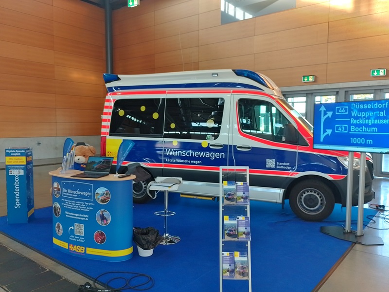 ASB Wünschewagen Südbaden auf der Messe „Leben und Tod“