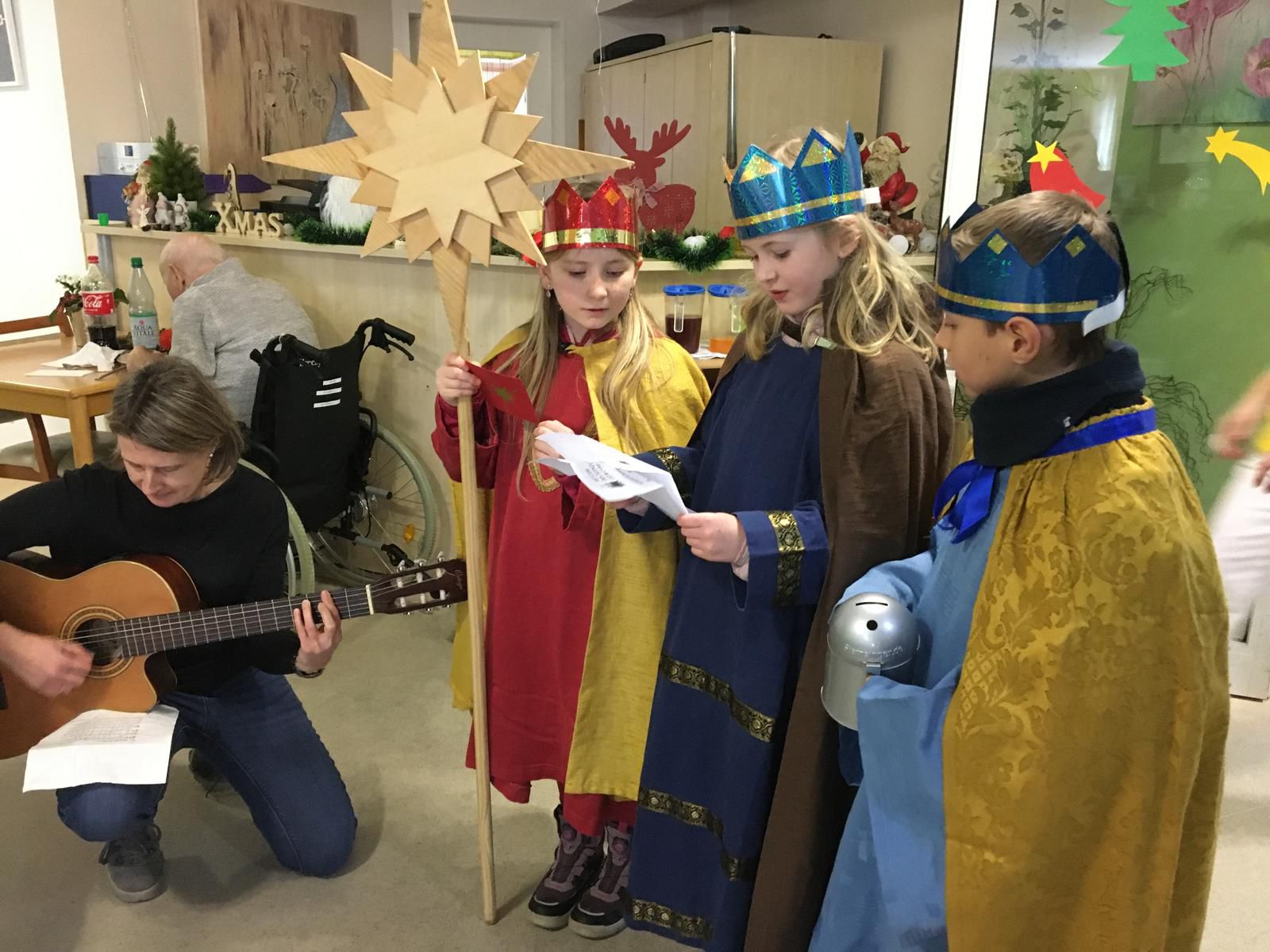 Sternsinger  in unserer Einrichtung