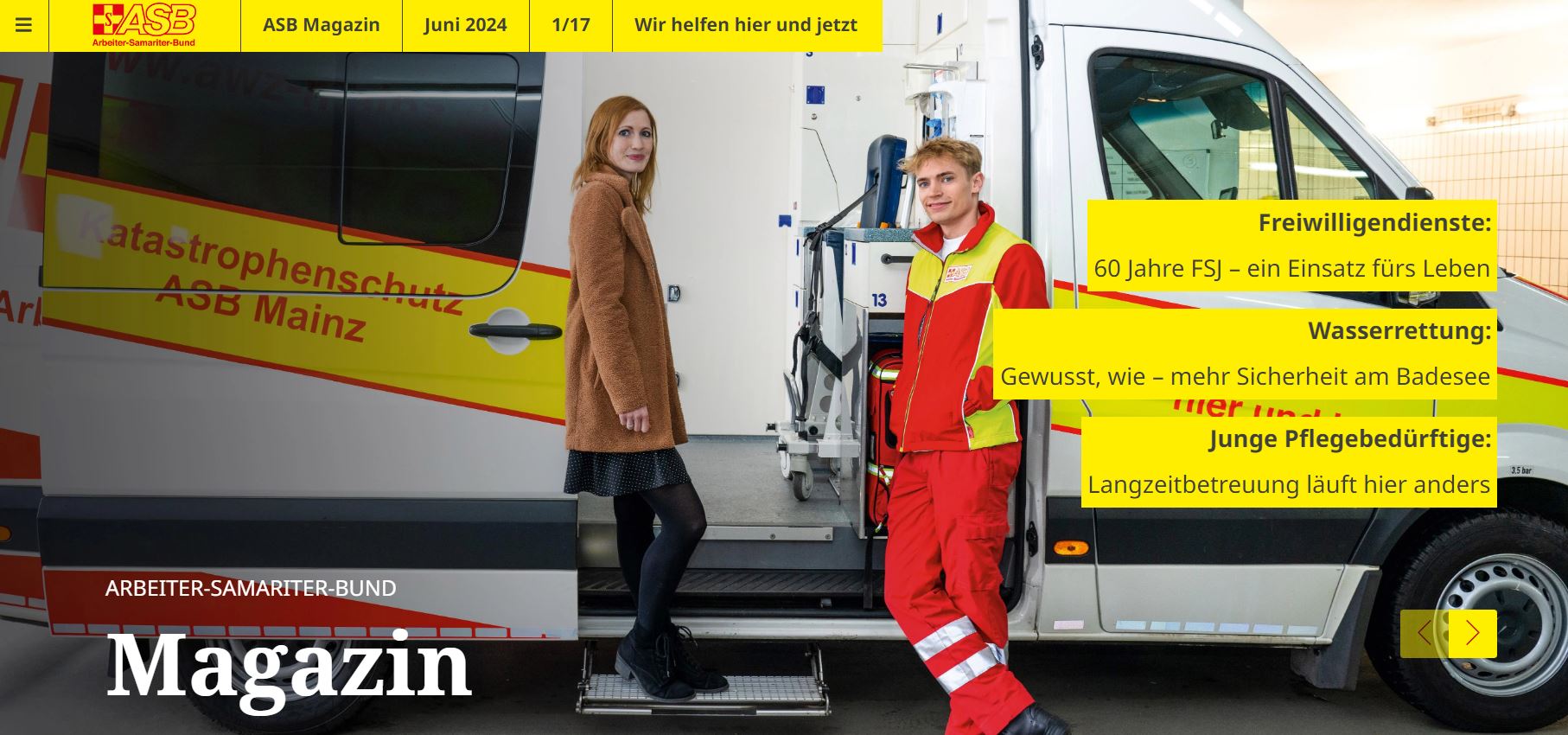 ASB Magazin ist online
